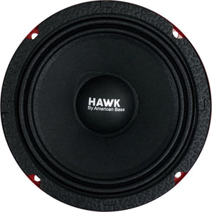 American Bass Hawk65 6.5" Midrange Midbass Car Speaker with Grill, 500W, 4 Ohm