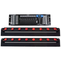MOTIONSTRIP Light Bar 2-Pack + ROCKFORCE 192 DMX Controller Bundle