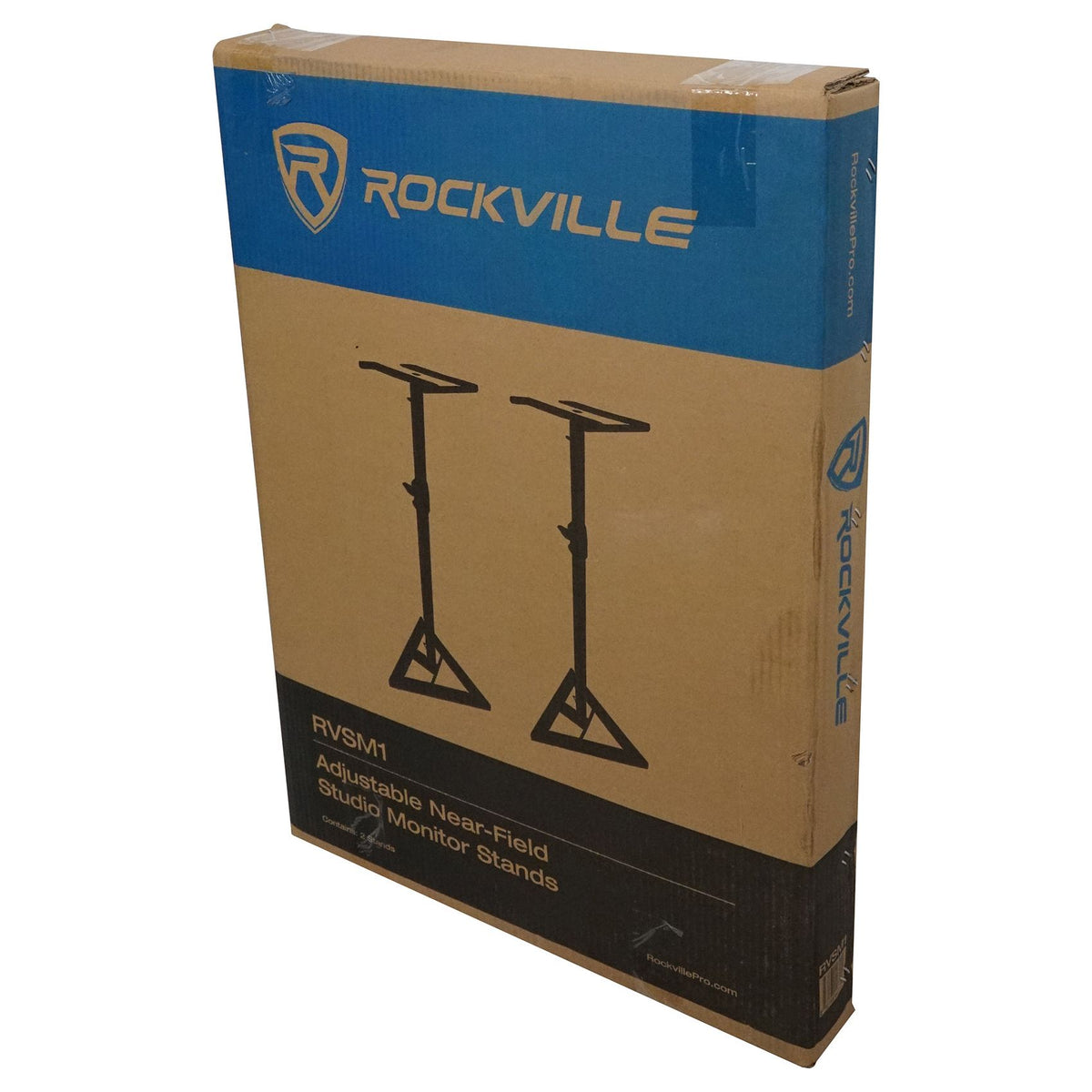 APM6B 6.5" 350W Powered Studio Monitors+Stands+Pads+Headphones