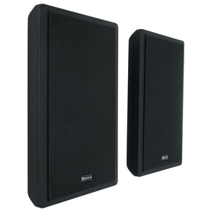 (6) Rockville ROCKSLIM BLACK 240w Slim Home Theater Wall Speakers+JBL Subwoofers