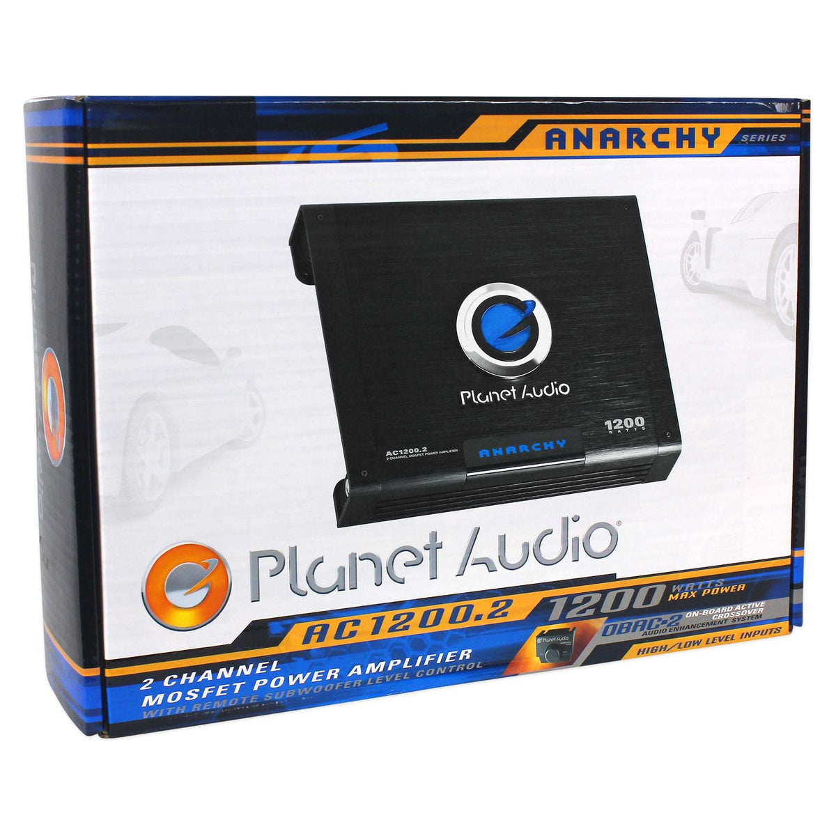 Anarchy AC1200.2 1200W 2-Channel Car Amplifier