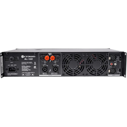 Crown XLi1500 Amplifier + (2) Rockville SPGN128 12in Speakers + Stands + Cables