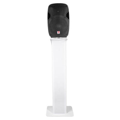 (2) BPA8 8" Powered Active 300W DJ Speakers w Bluetooth+Totem Stands