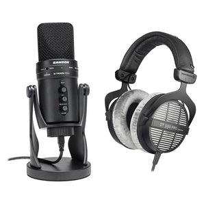 SAMSON G-Track Pro Studio Microphone+Interface+Beyerdynamic DT-990 Headphones
