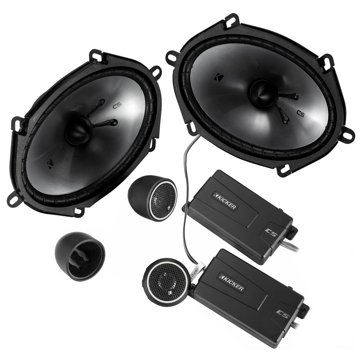 6x8" Component Speaker Set Plus 6x8" Coaxial Speaker Pair