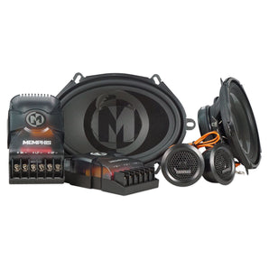 Memphis Audio PRX570C 5x7" or 6x8" 100 Watt Component Car Speakers+ROCKMAT Kit