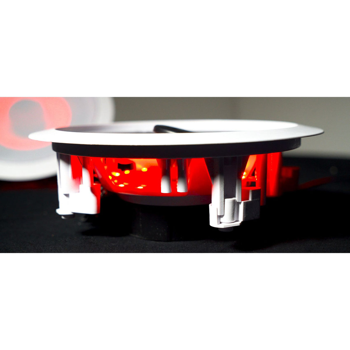 H12X500UBT 6-Zone Receiver + (12) 6.5 In Ceiling Speakers With Red LED