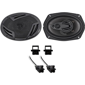 Rockville Rear Factory Speaker Replacement For 94-96 Chevrolet Chevy Impala SS