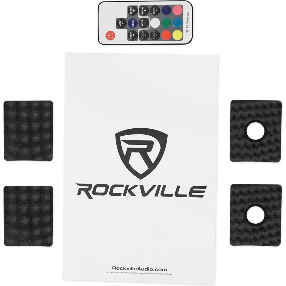RGHR45 Marine Receiver + WB65KLED 6.5" Tower Speakers 2-Pack Bundle
