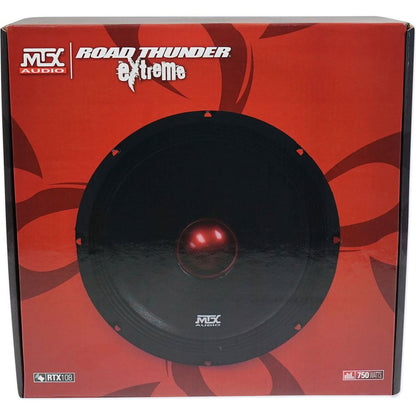 Thunder RTX108 10" Mid-Bass Speaker Pair, 8-Ohm