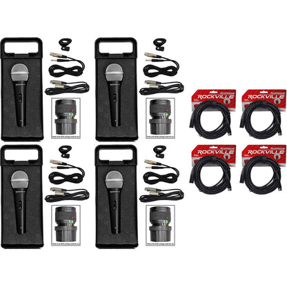RMC-XLR 4-Pack + 20' XLR Cables Bundle