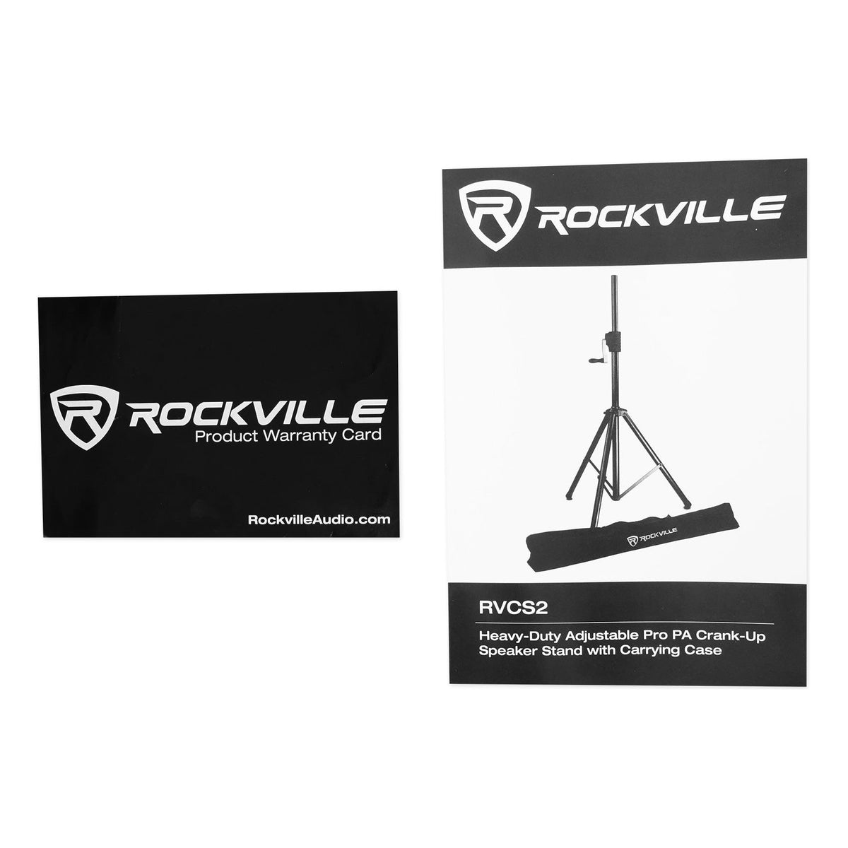 SPGN128 2-Pack + RVCS2 Crank-Up Stands Bundle