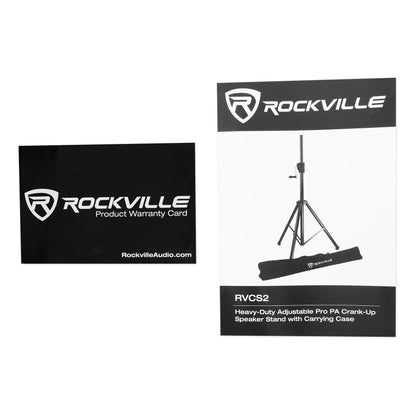 SPGN128 2-Pack + RVCS2 Crank-Up Stands Bundle
