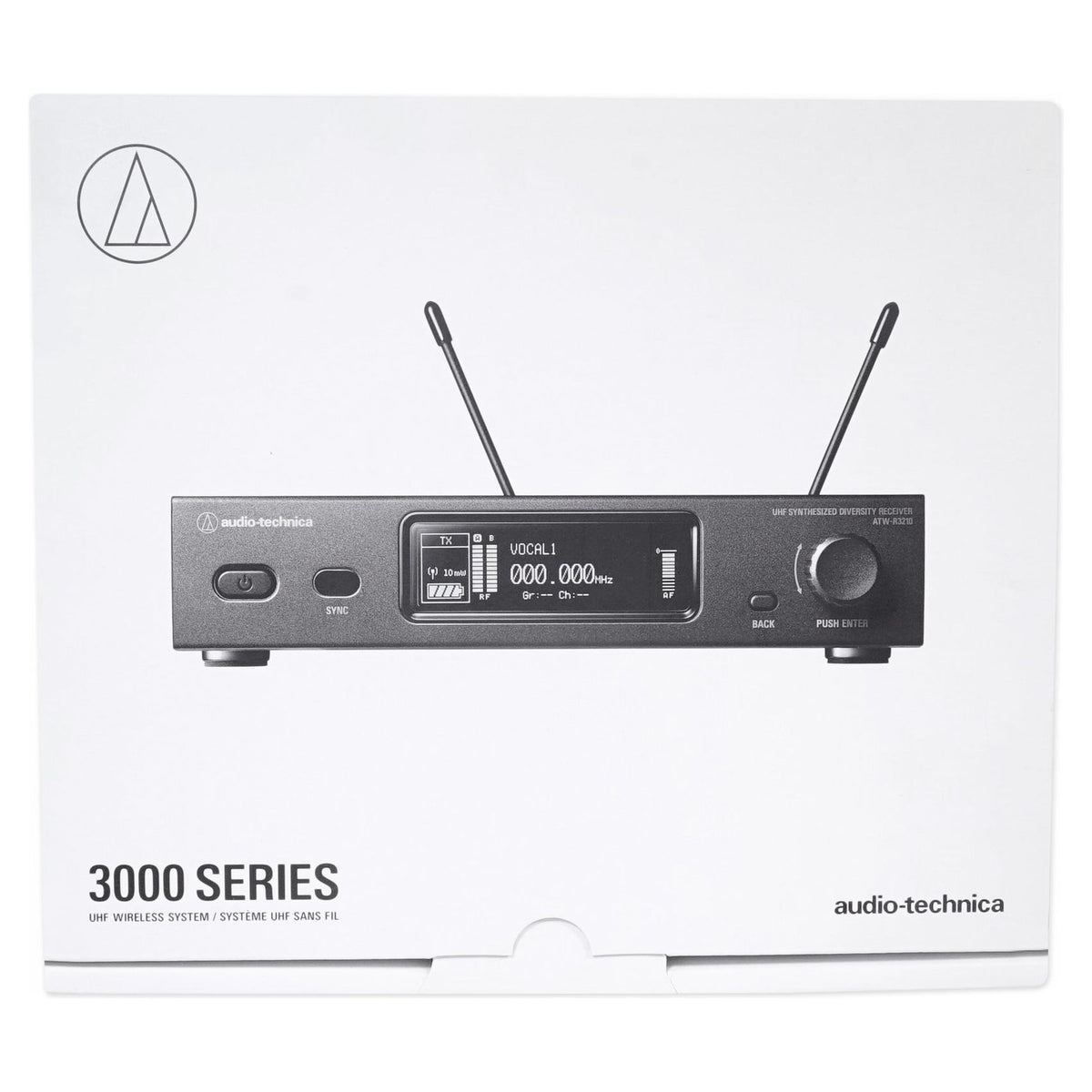 Audio Technica ATW-3211/831EE1 3000 Series Wireless Lavalier Microphone System