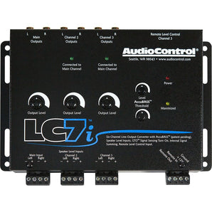 AudioControl LC7i 6 Ch Active Line Out Hi/Lo Converter+Bass Processor DSP+Remote