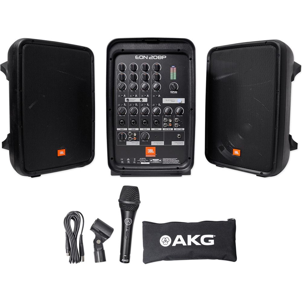 EON208P + RVSS2-XLR + RWM1203VH + DJ1500 1