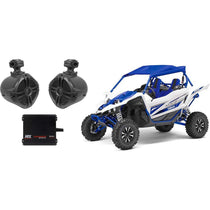 6.5" 250w Rollbar Roll Cage Tower Speakers+MTX 2-Channel Amp For Yamaha YXZ