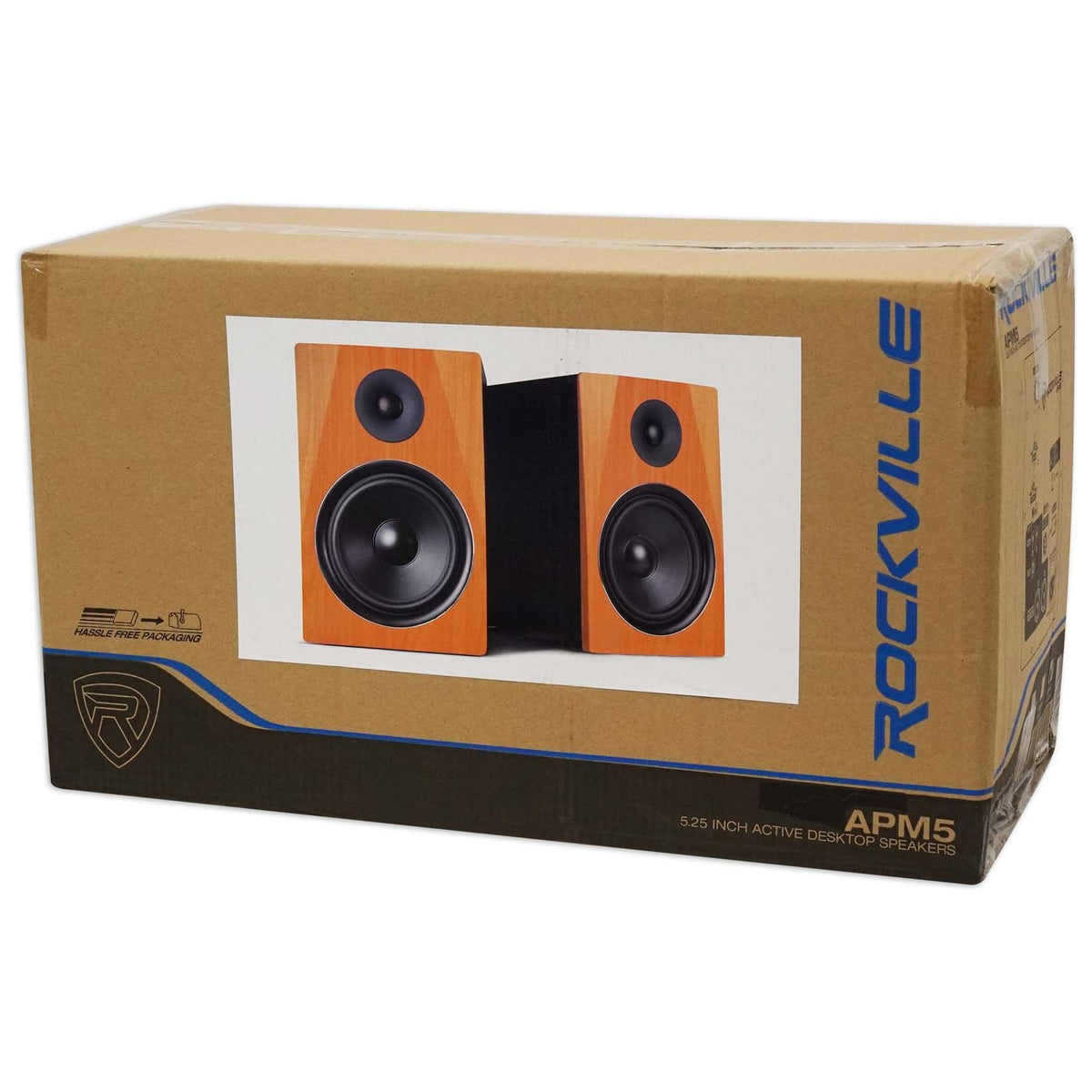 Pair APM5C 5.25" 250W Powered USB Studio Monitors + Stands + Pads
