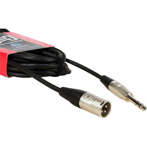 Hosa HSX-020 20 Foot Rean 1/4" TRS-XLR-3 Male Balanced Inter-Connect Cable