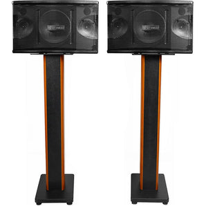 Pair Rockville KPS80 8" 3-Way 800 Watt Karaoke/Pro Speakers+Furniture 36" Stands