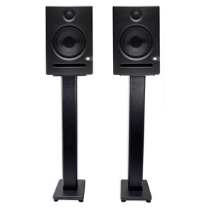 2 Presonus Eris E5 5.25" Active Powered Pro Studio Monitors+Pair of Stands