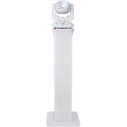 (2) Totem Light Stands+Black+White Scrims For Chauvet Q-Spot 260 LED Moving Heads