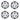 (4) JVC CS-DR6201MW 6.5" 600 Watt 2-Way Coaxial Marine Waterproof Boat Speakers