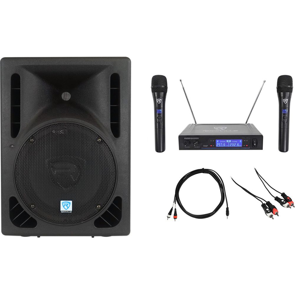 Powered 10" iPad/iPhone/Android/Laptop/T.V. Karaoke Machine/System