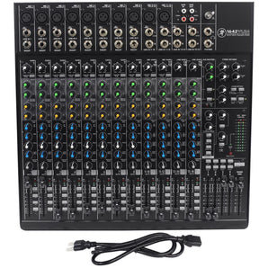 New Mackie 1642VLZ4 16-ch.Compact Mixer w/ 10 ONYX Preamps+Mic+Cables+Rack Mount