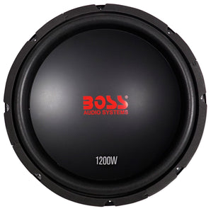 (2) Boss Audio CXX124DVC 12" 2400w Car Subwoofers Subs+Mono Amplifier+Amp Kit