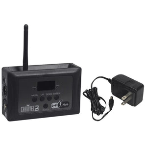 Chauvet D-Fi Hub Compact Wireless DMX Transmitter/Receiver With LED Display