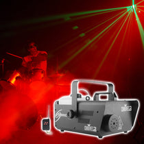 Chauvet DJ H1600 Hurricane 1600 Compact DMX Fog Machine+Remote Timer -25,000 CFM