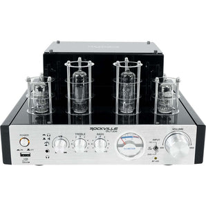 Rockville BluTube Amplifier/Home Theater Receiver+(4) 6.5" LED Ceiling Speakers