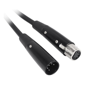 10 Rockville RDX5M50 50' 5-Pin Male-Female DMX Lighting Cables 100% Copper