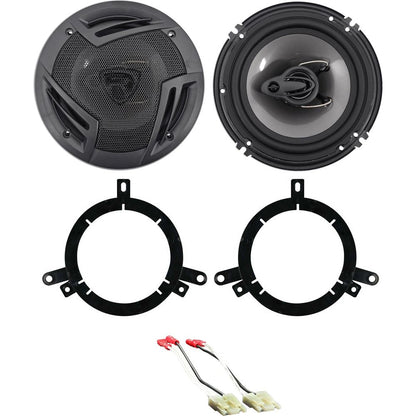 Rockville 6.5" Door Speaker Replacement Kit For 1996-1998 Jeep Grand Cherokee
