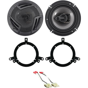 Rockville 6.5" Door Speaker Replacement Kit For 1996-1998 Jeep Grand Cherokee