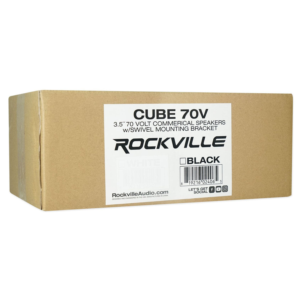 CT80‑SUB + Cube 70V Black 2-Pack Bundle