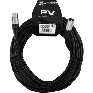 New Peavey PV 50' XLR Female to Male Low Z Mic Cable - 100 % Copper/Top Quality