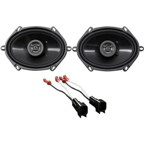Hifonics 6x8" Rear Speaker Replacement Kit For 2008-2010 Ford F-250/350/450/550