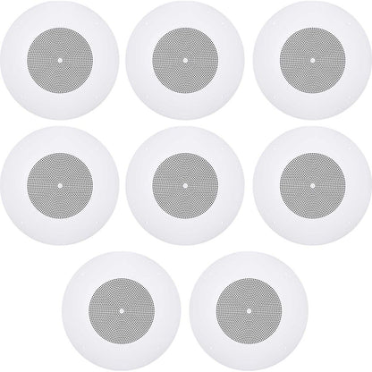 (8) CSS8008 8" Commercial 70V/100V 5W Ceiling Speakers