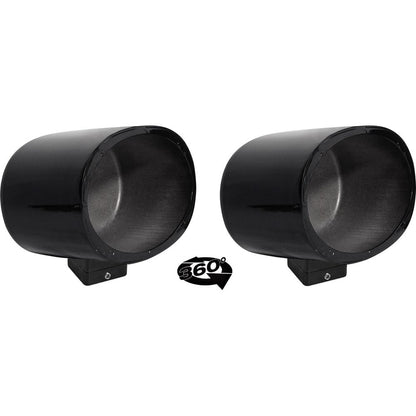 MAC69B Black 6x9" Tower Speaker Pods 2-Pack + MAC360B Swivel Clamps Bundle