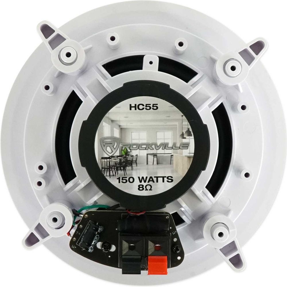 H12X500UBT 6-Zone Receiver + (12) White 5.25 In Ceiling Speakers