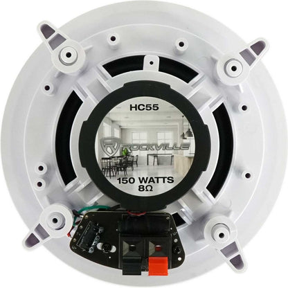H12X500UBT 6-Zone Receiver + (12) White 5.25 In Ceiling Speakers