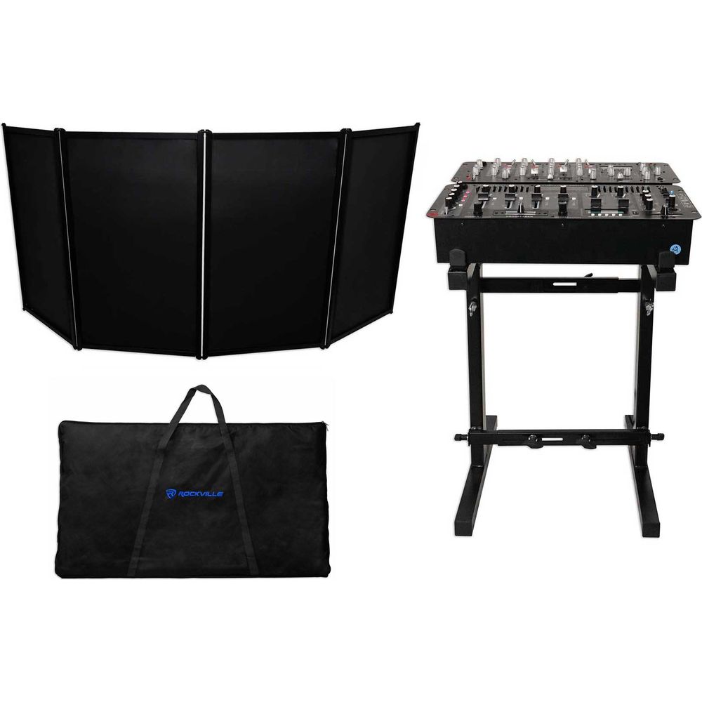 RFAAB DJ Event Facade Booth + RXS20 Portable Mixer Stand