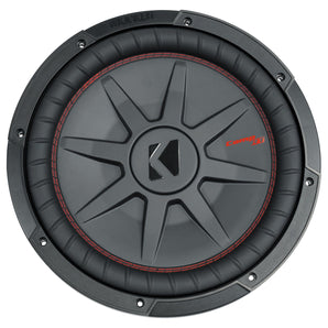 (2) Kicker 48CWRT124 COMPRT12 2000W 12" DVC 4-Ohm Shallow Car Subwoofers Subs