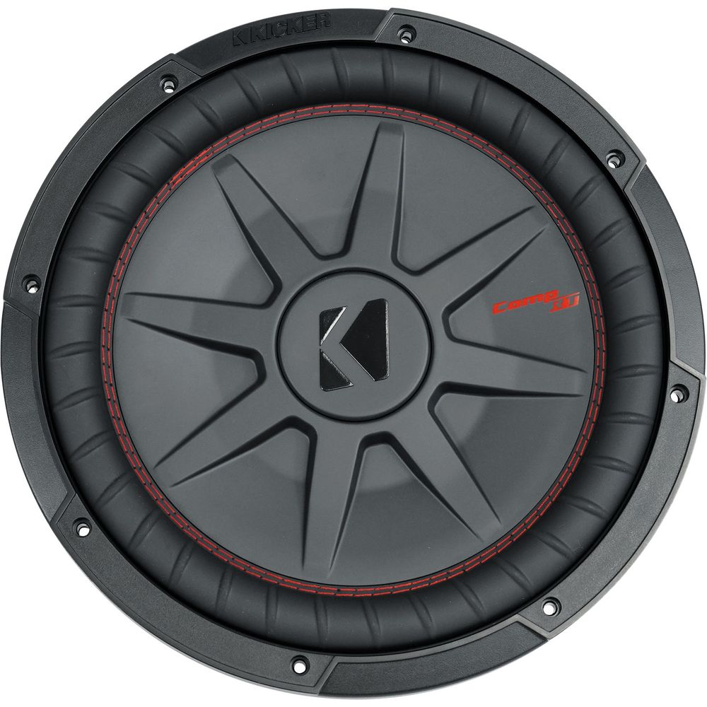 CompRT 1000W 12" Shallow Subwoofer + RSTS12 Sealed Enclosure + Install Kit