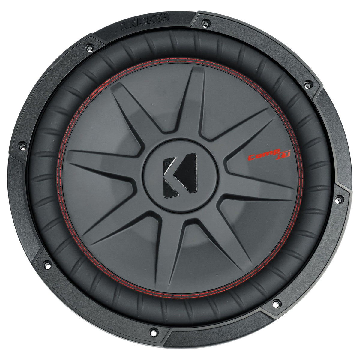 2 48CWRT124 COMPRT12 2000W 12" Slim Car Subwoofers+Mono Amplifier+Amp Kit