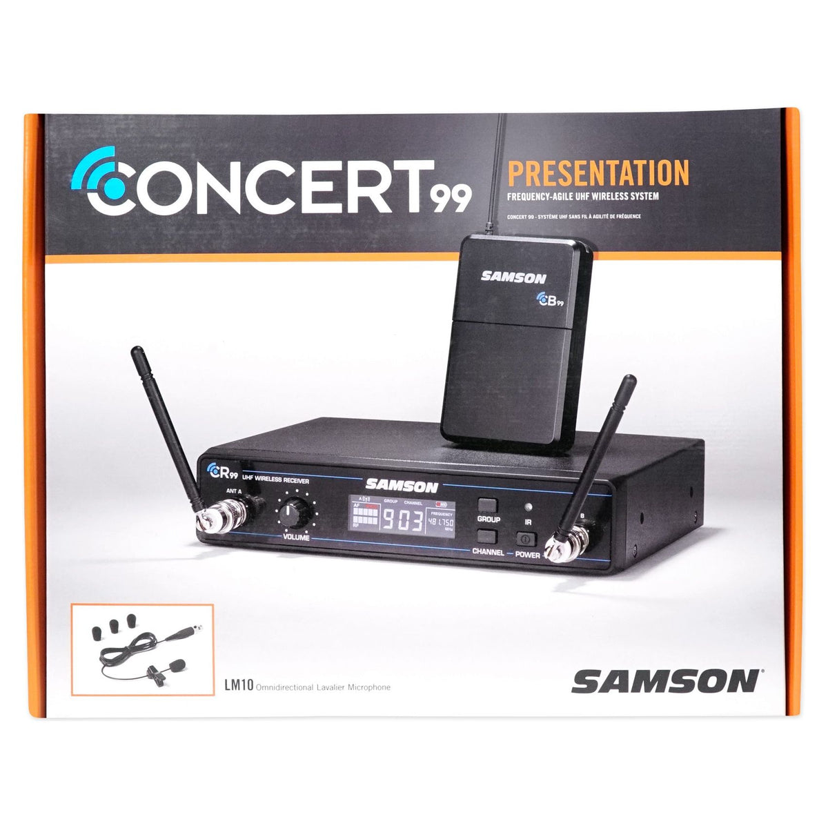 Concert 99 Presentation Wireless LM10 Lavalier System (D-Band)