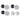 (6) Rockville HC85 8" 700 Watt In-Ceiling Home Theater Speakers+JBL Subwoofers