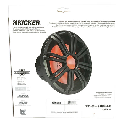 45KMF104 Subwoofer, 45KMG10C Charcoal Grille, and 41KMLC LED Remote